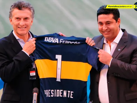 Macri y una posible final con River