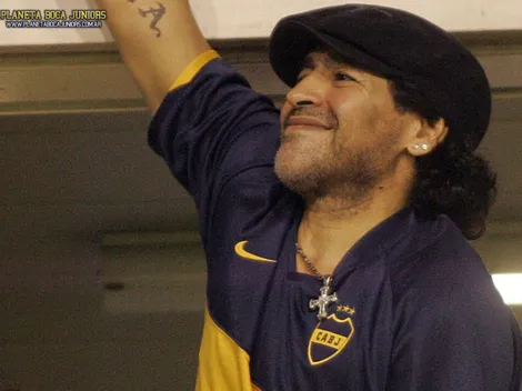 Galería de lujo: fotos inéditas de Maradona en Boca