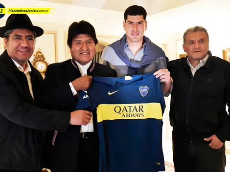 El encuentro entre Lampe y Evo Morales