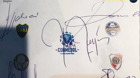 Los cuatro compromisos que firmaron Boca, River, Palmeiras y Gremio