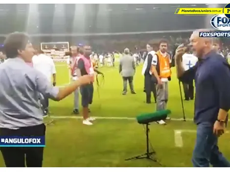 Fuerte discusión entre Gustavo y el DT de Cruzeiro