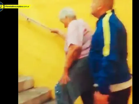 Amor por Boca: una señora fanática emocionó a todos