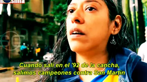 Emocionante: la historia de una hincha que se hizo viral