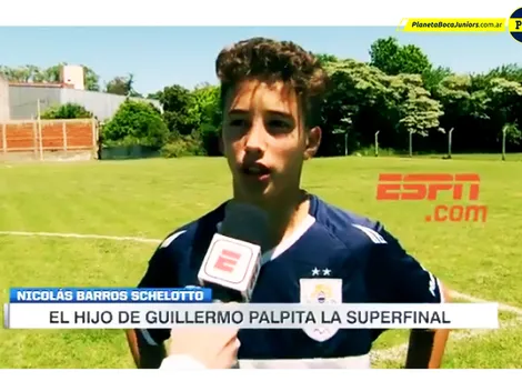 El hijo de Guillermo palpitó la gran final