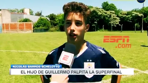 El hijo de Guillermo palpitó la gran final
