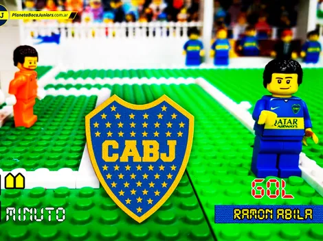 Recrearon la final con Legos