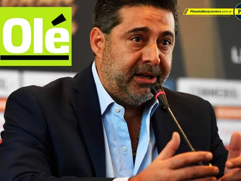 Angelici y un cuestionamiento al director de Olé