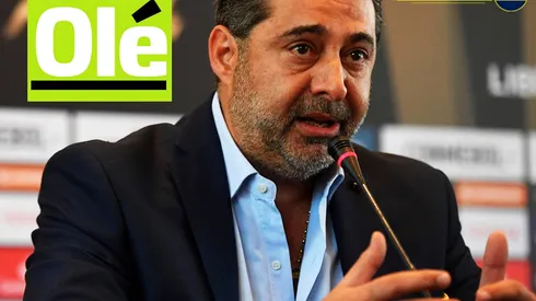 Angelici y un cuestionamiento al director de Olé