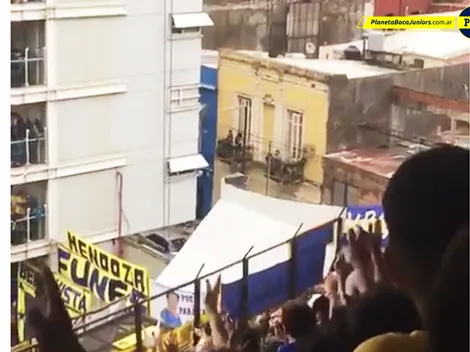 El cantito especial de los hinchas a los vecinos del barrio