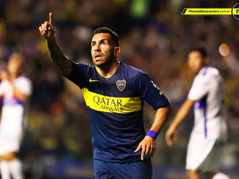 La arenga de Tevez después del partido