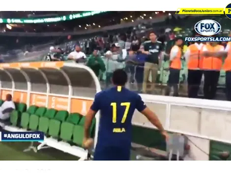 Enorme gesto de un hincha de Palmeiras con Wanchope