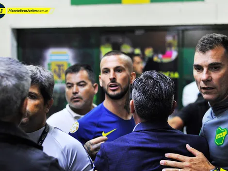 Problemas con Benedetto al final del partido