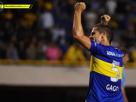 Los ocho goles de Gago en Boca