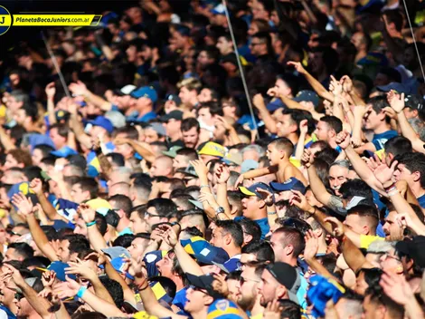 Habló La Bombonera: cánticos y un cartel contra Angelici