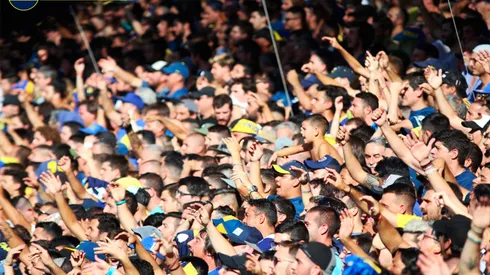 Habló La Bombonera: cánticos y un cartel contra Angelici