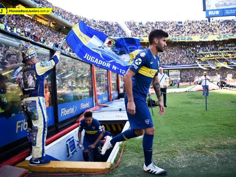 Charla entre Burdisso y López luego del partido