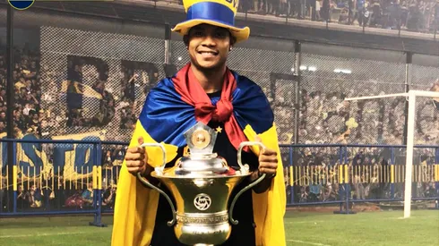 Barrios, enamorado de La Bombonera