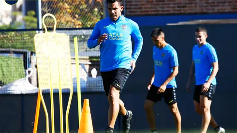 Tevez y un trabajo especial para llegar al miércoles