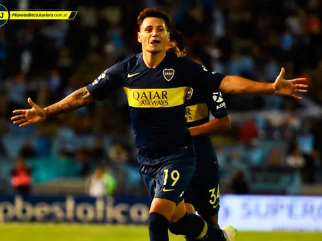 Zárate le regaló su short a un hincha de Boca