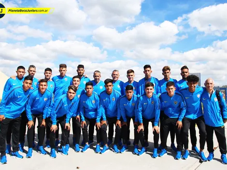 La Sexta de Boca visitó a un exjugador en Europa