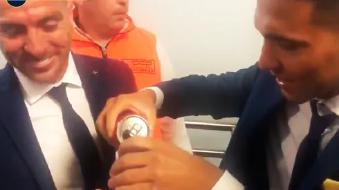 Buffarini y Reynoso armaron un fernet tras la victoria