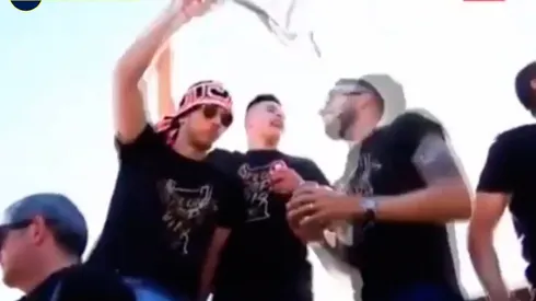 Festejo a lo Boca en Valencia