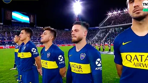 Nández explicó su gesto a la gente de Vélez
