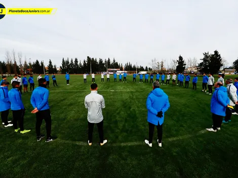 Emotiva despedida del plantel al Chapa Suñé