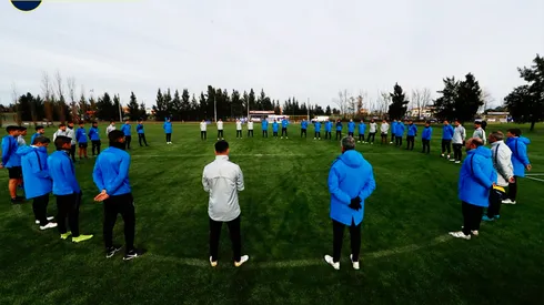 Emotiva despedida del plantel al Chapa Suñé