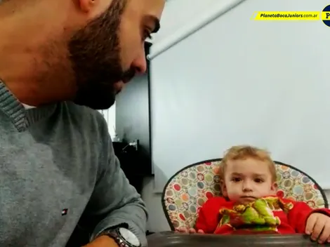 Video viral: el padre quiere hacerlo de Independiente pero él es bien bostero