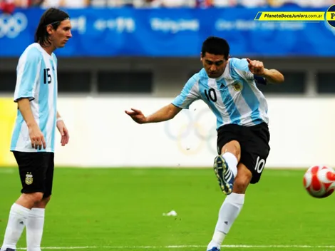 Messi contó cómo mejoró sus tiros libres gracias a Basile y Riquelme