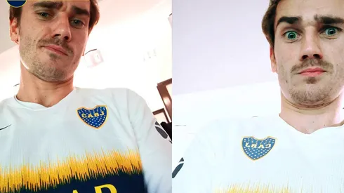 Otra camiseta de Boca para Griezmann