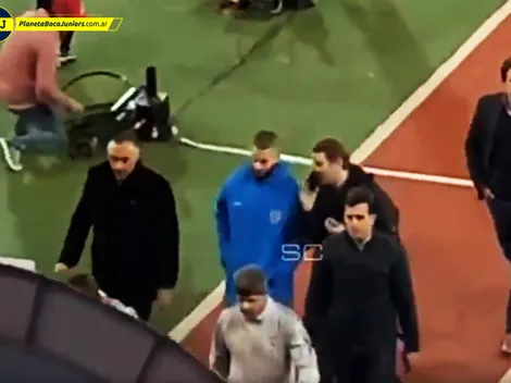 El gesto de Benedetto hacia la tribuna de Boca