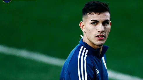 Pura calidad: golazo de rabona de Paredes en la práctica de la selección