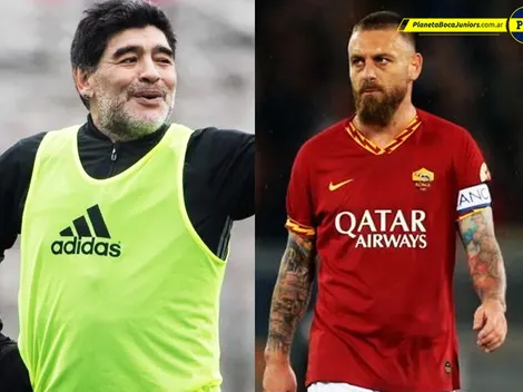 El mensaje de bienvenida de Maradona para De Rossi