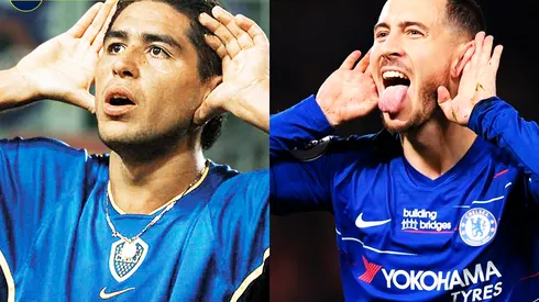 Regalo de lujo: Hazard le mandó una camiseta a Riquelme