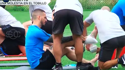 Benedetto, con molestias en la pretemporada