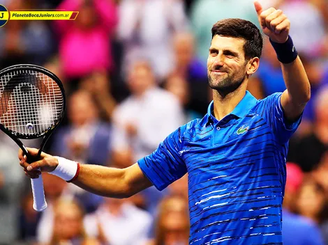 Djokovic recibió un regalo bien Xeneize