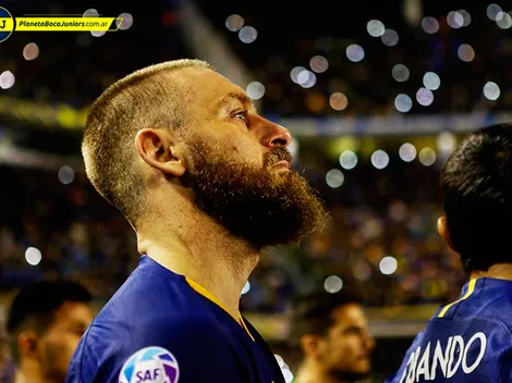 De Rossi y su primer regalo a una hincha de Boca