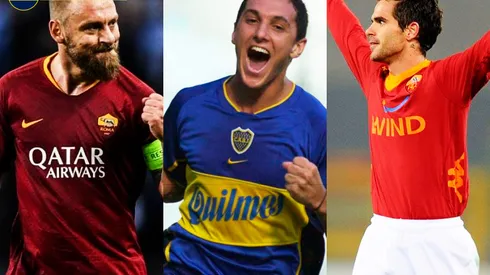 La lista de los 14 jugadores que pasaron por Boca y Roma