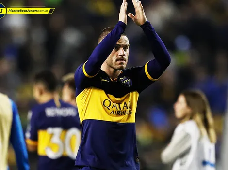 Nández se despidió de la gente de Boca