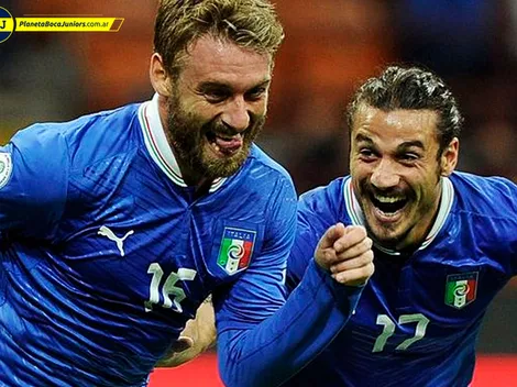 De Rossi recibió a Osvaldo en La Bombonera