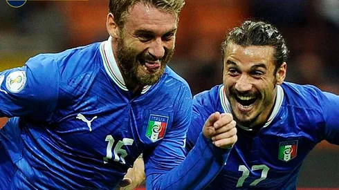 De Rossi recibió a Osvaldo en La Bombonera