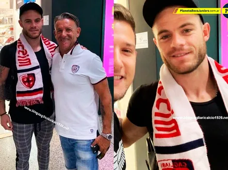 Impactante recibimiento para Nández en Cagliari