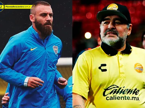 Otra vez, Maradona se rindió a los pies de De Rossi