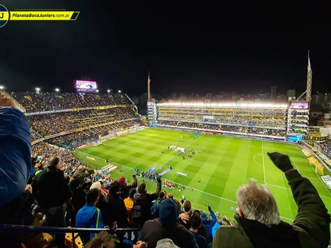 El artista que pintó un cuadro durante un partido en la Bombonera
