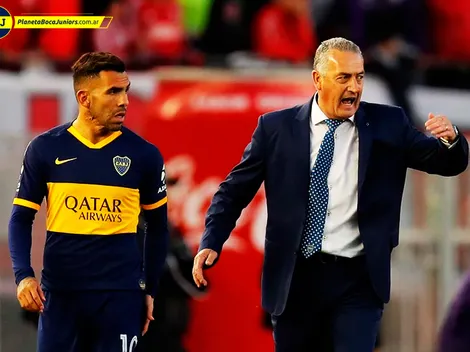 Alfaro explicó porqué no jugó Tevez de titular