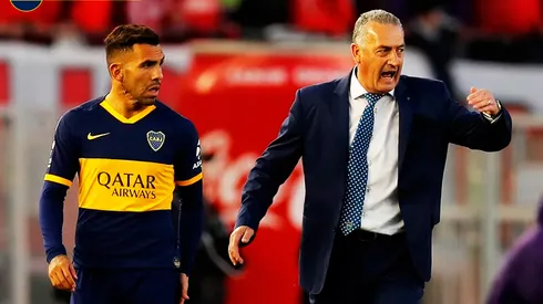 Alfaro explicó porqué no jugó Tevez de titular