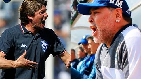 Maradona y un guiño a Heinze