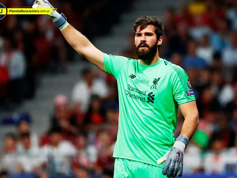 Alisson Becker, otro enamorado de la Bombonera